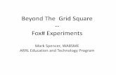 Beyond The Grid Square -- Fox# Experimentsmstl.atl.calpoly.edu/~bklofas/Presentations/AMSAT... · WRAPS portable antenna rotor system to access Fox ... capstone project at Penn State