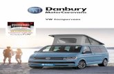 vw Campervans - Danbury Motorcaravans. V€¦ · VW Campervans Campervan of the Year ... Grab handle as entry aid on A-pillar, on ... Single or double passenger front cab seat 2.