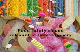 Food safety issues relevant to Confectionery - ILSI Indiailsi-india.org/.../Food-safety-issues-relevant-to-Confectionery.pdf · Food safety issues relevant to Confectionery. Products