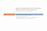 Interventions for Autism Spectrum Disorders - Maine.gov · Interventions for Autism Spectrum Disorders STATE OF THE EVIDENCE Report of the Children’s Services Evidence-Based Practice
