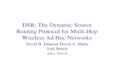 DSR: The Dynamic Source Routing Protocol for Multi …cseweb.ucsd.edu/classes/sp07/cse291-d/presentations/verkaik.pdf · DSR: The Dynamic Source Routing Protocol for Multi-Hop Wireless