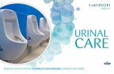Urinal Care - Cannon Hygiene Care_1.pdf · 4.4 - 06.14 For more information, speak to our team today on 0844 967 0682. intelligently… use water Companies generally waste water because
