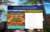 FRIDAY SCHEDULE | APRIL 20 OSTEOGENICS 2018€¦ · FRIDAY SCHEDULE | APRIL 20 7:00 - 8:00 ... APRIL 21 7:00 - 8:00 ... • Double-layer suturing technique for obtaining and maintaining
