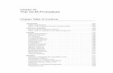 The GLM Procedure - Worcester Polytechnic Institute (WPI) ·  · 2000-04-11The GLM procedure uses the method of least squares to ﬁt general linear models. Among the statistical