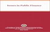 Issues in Public Finance - Institute of Chartered ...cpfga.icai.org/wp-content/uploads/2014/06/issues-in-public-finance... · “Issues in Public Finance” which would be extremely