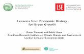 Lessons from Economic History for Green Growth - LSE … · Lessons from Economic History for Green Growth ... •Was it Demand- or Supply (ICT) ... Oil Gas Woodfuel Hydro