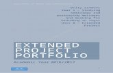 CONTENTS  · Web viewExtended PROJECT PORTFOLIO. Academic Year ... Microsoft Word, Internet Browser ...  ...