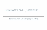 microC/IO-II HC9S12II, HC9S12dskim/Classes/ESW5004/RTOS... · – a linked list of message stored in the kernel ... IPC in uCOSII • Semaphore – OSS ... • The architecture of