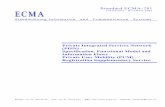 ECMA-281.pdf - Ecma International · This Standard is one of a series of standards defining services and signalling procedures ... enables a PUM user to register ... Vocabulary of