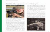 Wildlife Photography, how it all began - Wyre Forest Study ... · 5 Wyre Forest Study Group Review 2014 A lifelong passion for nature and wildlife photography has been present for