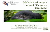 Workshops and Tours Guide - Wildlife Photography Files/Course and... · October 2017 For more up to date copy visit .  or scan QR code. Workshops and Tours Guide Mountain Gorilla