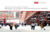 School of Public Policy - London School of Economics · the School of Public Policy and the Harold Laski Professor of Political ... With this landmark development LSE is stepping