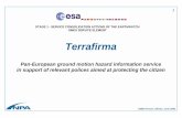 Terrafirma GMES SERVICE ELEMENT - Copernicus · Integration with in situ is key. ... Cost benefit analysis underway. 5 ... They often already provide web-based, geo-spatial services.