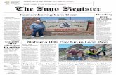 Inyo County’s ‘Ace in the Hole’ see page 13 The Inyo Register E-04.06.17.pdfThe Inyo Register . THURSDAY, APRIL 6, 2017. 3. Sam Dean was part of the crew that helped build the