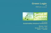 IDEA sarl consultants - egreenpages.me it green lebanon - 2nd... · IDEA sarl consultants 2nd annual Sustainability Solutions Conference Monroe Hotel March 28th & 29th, 2011 Beirut