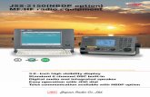 JSS-2150 (NBDP option) MF/HF radio equipment · JSS-2150(NBDP option) MF/HF radio equipment 3.8−inch high visibility display Standard 6 channel DSC built-in Digital audio and integrated