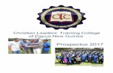 Christian Leaders’ Training College of Papua New Guinea€¦ · Christian Leaders’ Training College of Papua New Guinea Prospectus 2017 22 March 2017