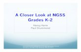 A Closer Look at NGSS Grades K-2 - create4stem.msu.educreate4stem.msu.edu/sites/default/files/pages/Bk1 K-2 PPT.pdf · A Closer Look at NGSS Grades K-2 Developed for the Introduction