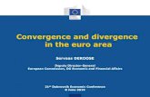 Convergence and divergence in the euro area and divergence in the euro area ... No clear real convergence trend across ... Decomposition of growth in