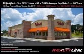 Bojangles’ New NNN Lease with a 7.54% Average Cap Rate ... · shown Bojangles’ to be the fastest growing chicken chain in 2010 and the fastest growing drive-thru, ... Mr. Broadfoot