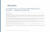 FreeRTOS to µC/OS-III® Migration Guide – ARM Cortex-M · └───uCOS-III ... the directory structure of µC/OS-III includes some files that implement the ... -III® Migration