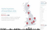 Home improvers of Great Britain 2016 - Barbour ABI | … householders moving on or sprucing up? A look at the trends in planning activity for households across the country Home improvers