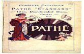 PATHS STANDARD 10-in. Double-sided Discs. - Sounds · PATHS "STANDARD" 10-in. Double-sided Discs. JANUARY 1st, 1911. PATHE FRERES COMPLETE CATALOGUE OF PATHE "STANDARD" DOUBLE-SIDEDDISCS.