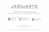 ADAPT-Floor Pro 2009 Tutorial · ADAPT‐Floor Pro 2009 Tutorial Export Design Strip to ... perform an optimal design for your post-tensioning project using ADAPT-PT or reinforced