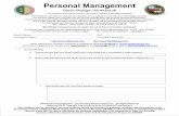 Personal Management - U.S. Scouting Service Project€¦ ·  · 2017-06-06Personal Management Scout's Name: ... Week 3 Week 4. ... “ To Do” Tasks Scheduled Time Day 1 Day 2 Day