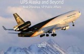 UPS Alaska and Beyond Nick D’Andrea, VP Public Affairs · UPS Ramp FedEx Ramp LYNXS Ramp FedEx Flt Sim Bldg Papa Ramp Polar/Atlas N . UPS | Alaska Operations 18 . Thank you! Title: