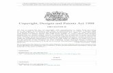 Copyright, Designs and Patents Act 1988 · 2 Copyright, Designs and Patents Act 1988 (c. 48) Part I – Copyright Document Generated: 2018-04-19 Changes to legislation: Copyright,