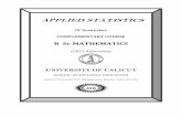 School of Distance Education - Official website of Calicut ... STATISTICS IV Semester COMPLEMENTARY COURSE B Sc MATHEMATICS (2011 Admission) UNIVERSITY OF CALICUT SCHOOL OF DISTANCE