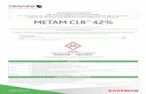 METAM CLR - s3-us-west-1.amazonaws.com · Shank Applications ... system is operating or handlers who may be exposed to liquid spray ... untarped applications,leaching and runoff may