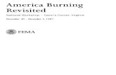 America Burning Revisited · America Burning Revisited National Workshop – Tyson’s Corner, Virginia November 30 - December 2, 1987