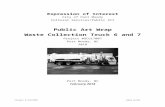 Expression of Interest - creativecity.ca · Web viewPublic Art WrapWaste Collection Truck 6 and 7 ... PDF format file, or one (1) Microsoft Word format ... The artist/team will be
