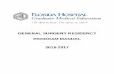 GENERAL SURGERY RESIDENCY PROGRAM MANUAL … · GENERAL SURGERY RESIDENCY . PROGRAM MANUAL . ... Paul Mancuso, MD . Critical Care: ... The ACGME is the accrediting body for the General