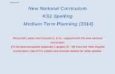 Nicolette Lewis New National Curriculum KS1 Spelling ...northwoldschool.com/wp-content/uploads/2013/04/Northwold-KS-1-and... · New National Curriculum KS1 Spelling Medium Term Planning