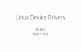 Linux DeviceDriversjl98.web.rice.edu/docs/resources/linux-device-driver.pdf · EEPROM device 4. Linux devicemodel •Unifiedmodeltorepresentdevicesand describe ... user space sysfs