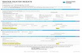MISSISSIPPI - centerpointenergy.com HEATER REBATE TERMS & CONDITIONS The qualifying equipment must be installed in a home or business with natural gas service from CenterPoint Energy