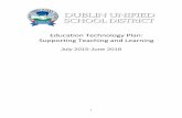 Education Technology Plan: Supporting Teaching and Learning€¦ · Education Technology Plan: Supporting Teaching and ... CCSS research skills into project based learning ... will