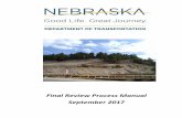 Final Review Process Manual September 2017dot.nebraska.gov/media/7548/2017_final_review_manual.pdfThe Lincoln Construction Division Final Review Section – will ensure thatall supporting