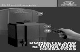 Untitled-1 [] · d3, d5 and aio user guide centurion centurion domestic and industrial sliding gate operators