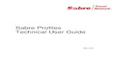 Sabre Profiles Technical User Guide - Sabre Dev Studio ...webservices.sabre.com/.../PPP/Sabre_Profiles_Technical_User_Guid… · Sabre Profiles Technical User Guide May 2015 Confidential