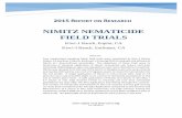 Nimitz nematicide field trials - The IR-4 Projectir4.rutgers.edu/Fooduse/PerfData/4112.pdfNIMITZ NEMATICIDE FIELD TRIALS Kiwi-1 Ranch, ... nematode (Meloidogyne spp ... extracted from