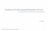 Analysis of Code-expanded Random Access - KAISTheuristic.kaist.ac.kr/cylee/xga/TermProject/2016/[10... ·  · 2016-05-29Analysis of Code-expanded Random Access ... Acess time requirement: