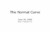 The Normal Curvepersonal.kent.edu/~bkarazsi/Quant 1 Normal Distribution.pdfAdd, subtract, multiply, and/or divide by a constant Relationship among values does NOT change (shape of
