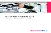 ADV ANCED CERAMICS - CeramTec North Americashop.ceramtec.us/pdf/Experts-Advanced-Ceramics.pdfOur components ensure reliable operation in aerospace technology, ... mumbai russiA CeramTec
