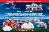 OFFICIAL TRADING CARD GAME FROM - All Sports …€¦ · OFFICIAL TRADING CARD GAME FROM Match Attax is a game for two players. Just like a real UEFA Champions League match, ... -