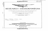 RESEARCH MEMORANDUM - NASA ·  · 2014-07-15RESEARCH MEMORANDUM ... with Bredt, perhaps the first ... constitutes a basic performance equation for these vehicles because it