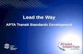 Lead the Way - American Public Transportation Association · diligence obligation met. Liability ... •Standardize the organization of industry contracts ... Legal Research Digests